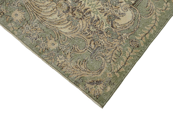 7x10 Hand-Knotted Turkish Vintage Rug - 50833