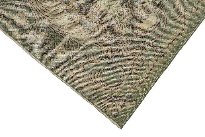 7x10 Hand-Knotted Turkish Vintage Rug - 50833