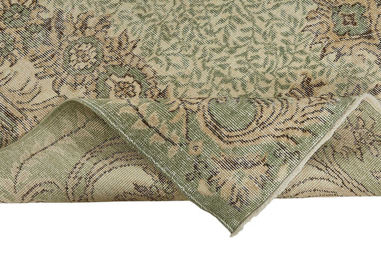 7x10 Hand-Knotted Turkish Vintage Rug - 50833