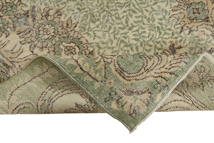 7x10 Hand-Knotted Turkish Vintage Rug - 50833