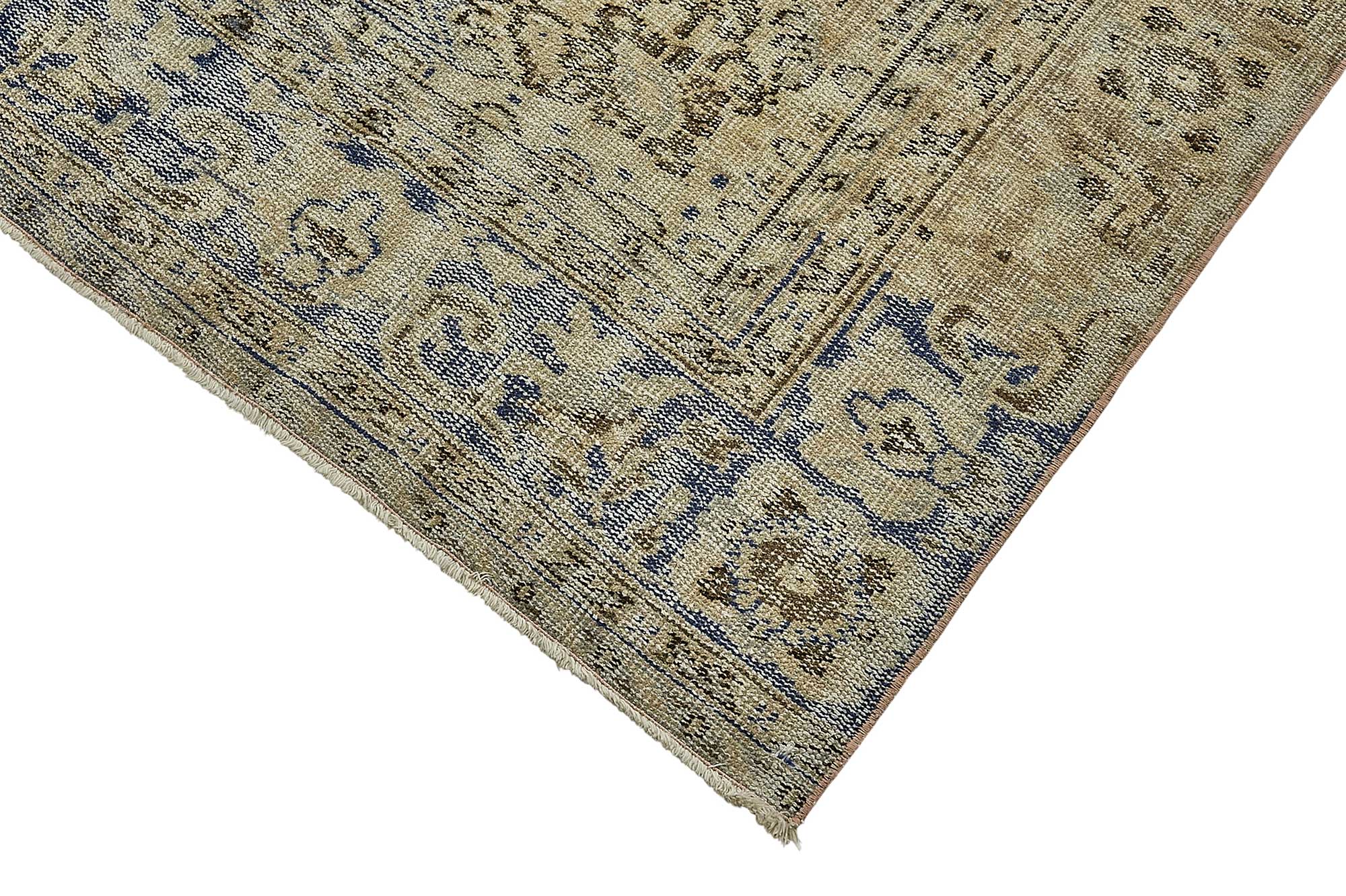 7x11 Hand-Knotted Turkish Vintage Rug - 50834