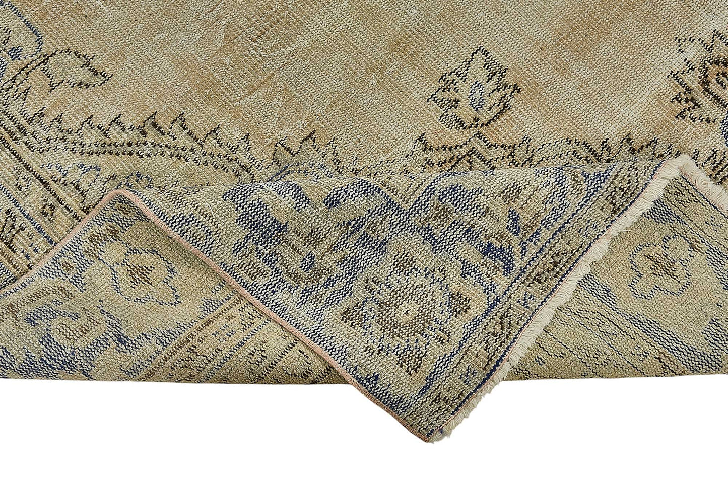 7x11 Hand-Knotted Turkish Vintage Rug - 50834