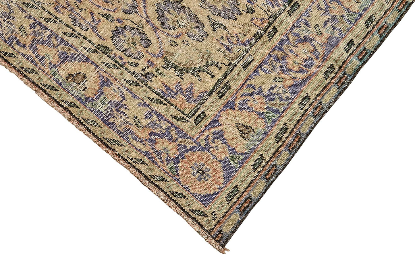 7x10 Hand-Knotted Turkish Vintage Rug - 50835