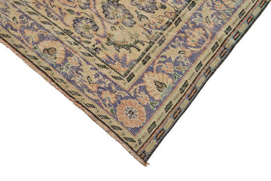 7x10 Hand-Knotted Turkish Vintage Rug - 50835
