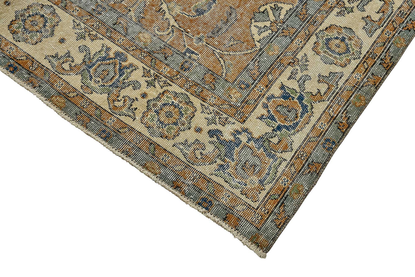 7x10 Hand-Knotted Turkish Vintage Rug - 50836