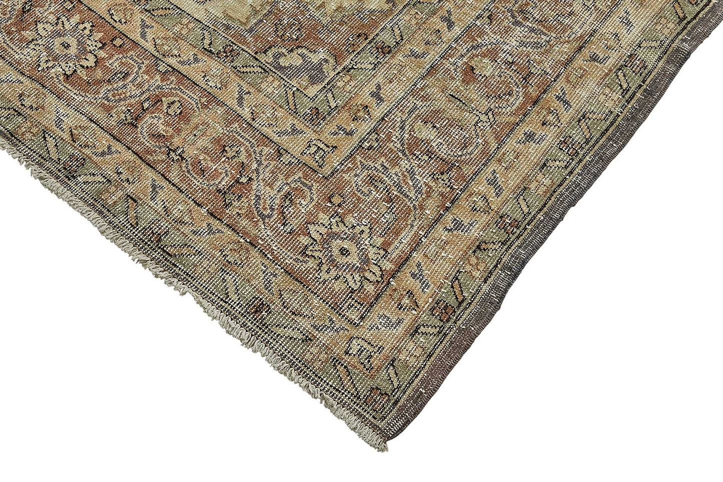 7x10 Hand-Knotted Turkish Vintage Rug - 50837
