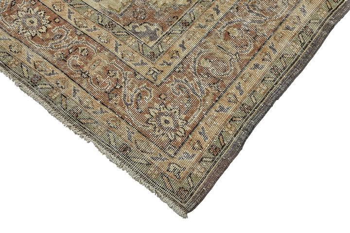 7x10 Hand-Knotted Turkish Vintage Rug - 50837