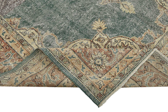 7x10 Hand-Knotted Turkish Vintage Rug - 50837