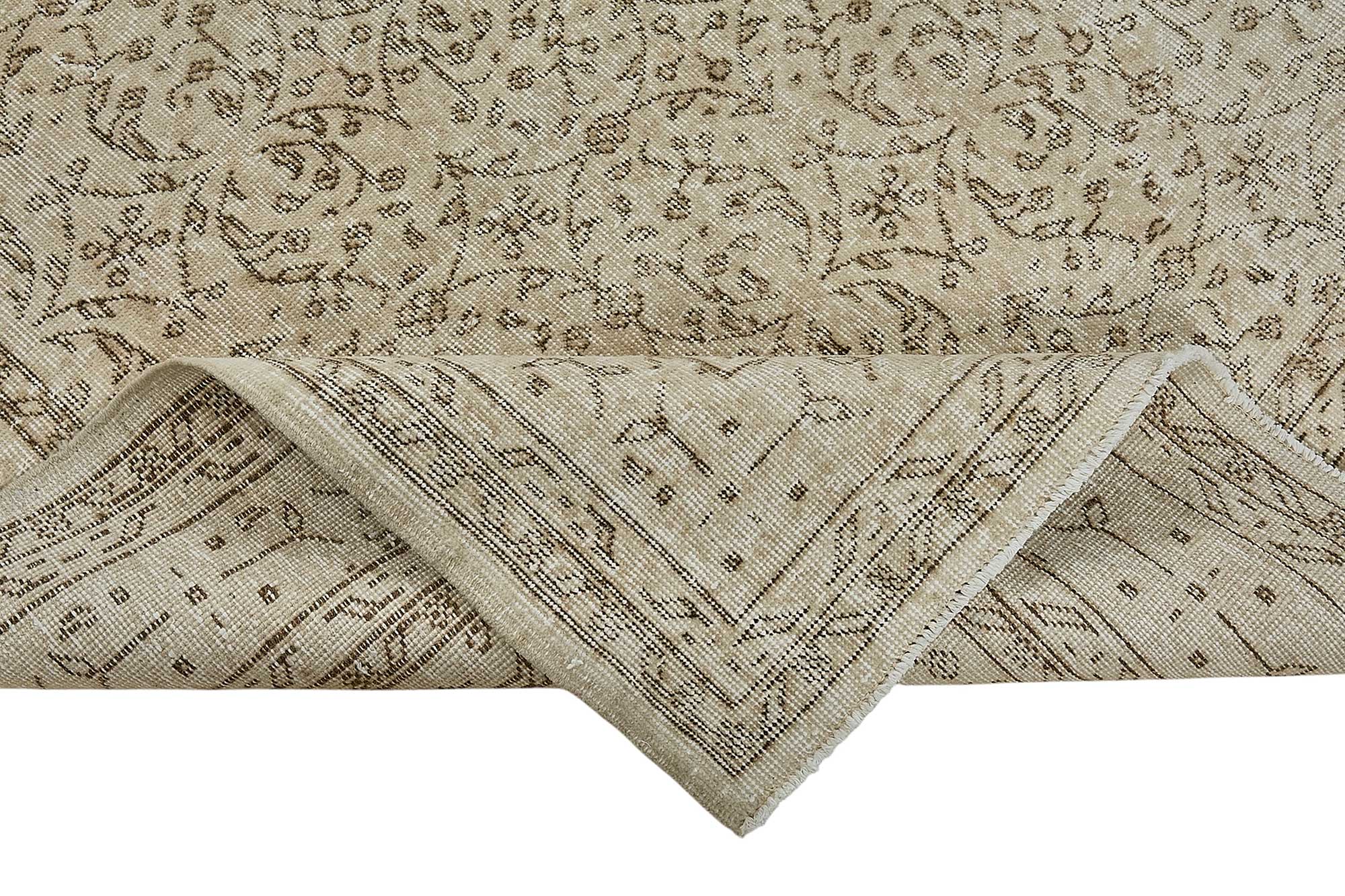 7x10 Hand-Knotted Turkish Vintage Rug - 50838