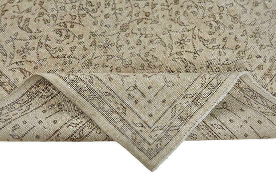 7x10 Hand-Knotted Turkish Vintage Rug - 50838