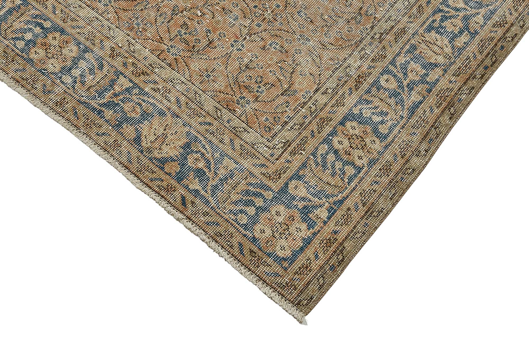 7x10 Hand-Knotted Turkish Vintage Rug - 50839