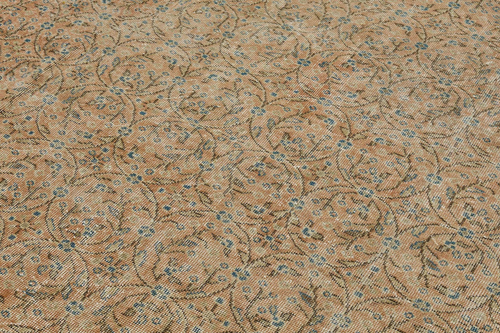 7x10 Hand-Knotted Turkish Vintage Rug - 50839
