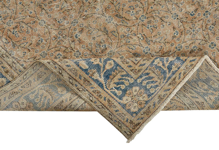 7x10 Hand-Knotted Turkish Vintage Rug - 50839