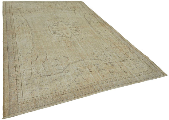 7x11 Hand-Knotted Turkish Vintage Rug - 50840
