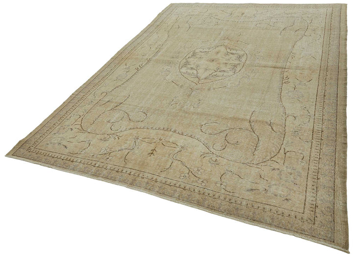 7x11 Hand-Knotted Turkish Vintage Rug - 50840