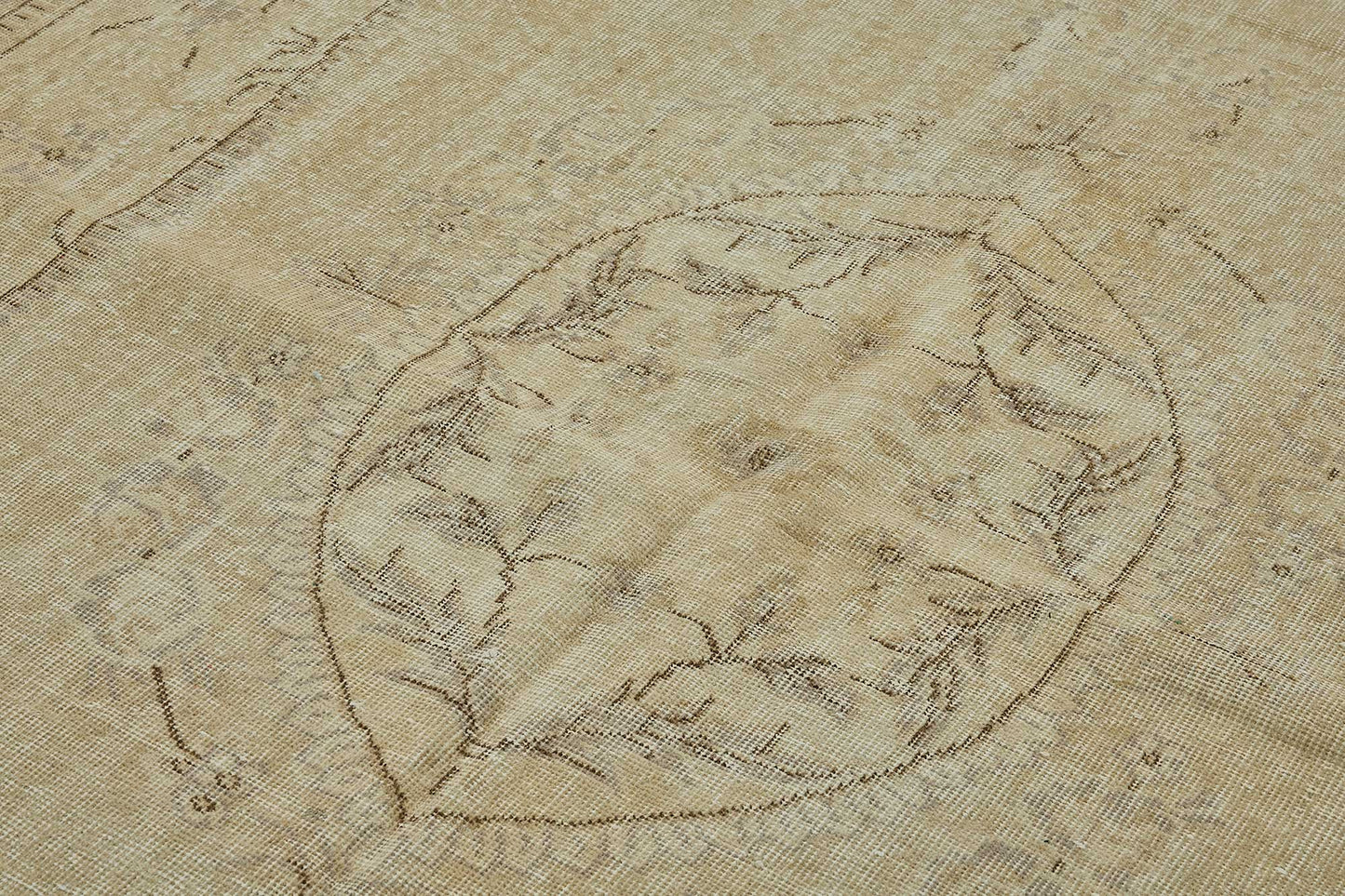 7x11 Hand-Knotted Turkish Vintage Rug - 50840
