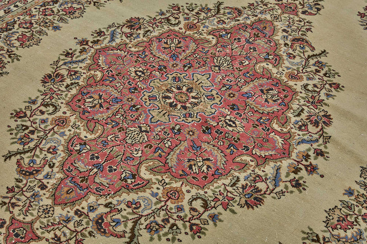 7x10 Hand-Knotted Turkish Vintage Rug - 50978