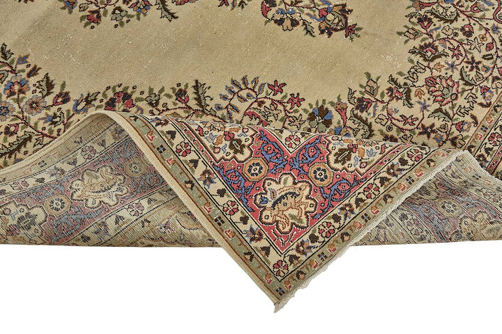 7x10 Hand-Knotted Turkish Vintage Rug - 50978