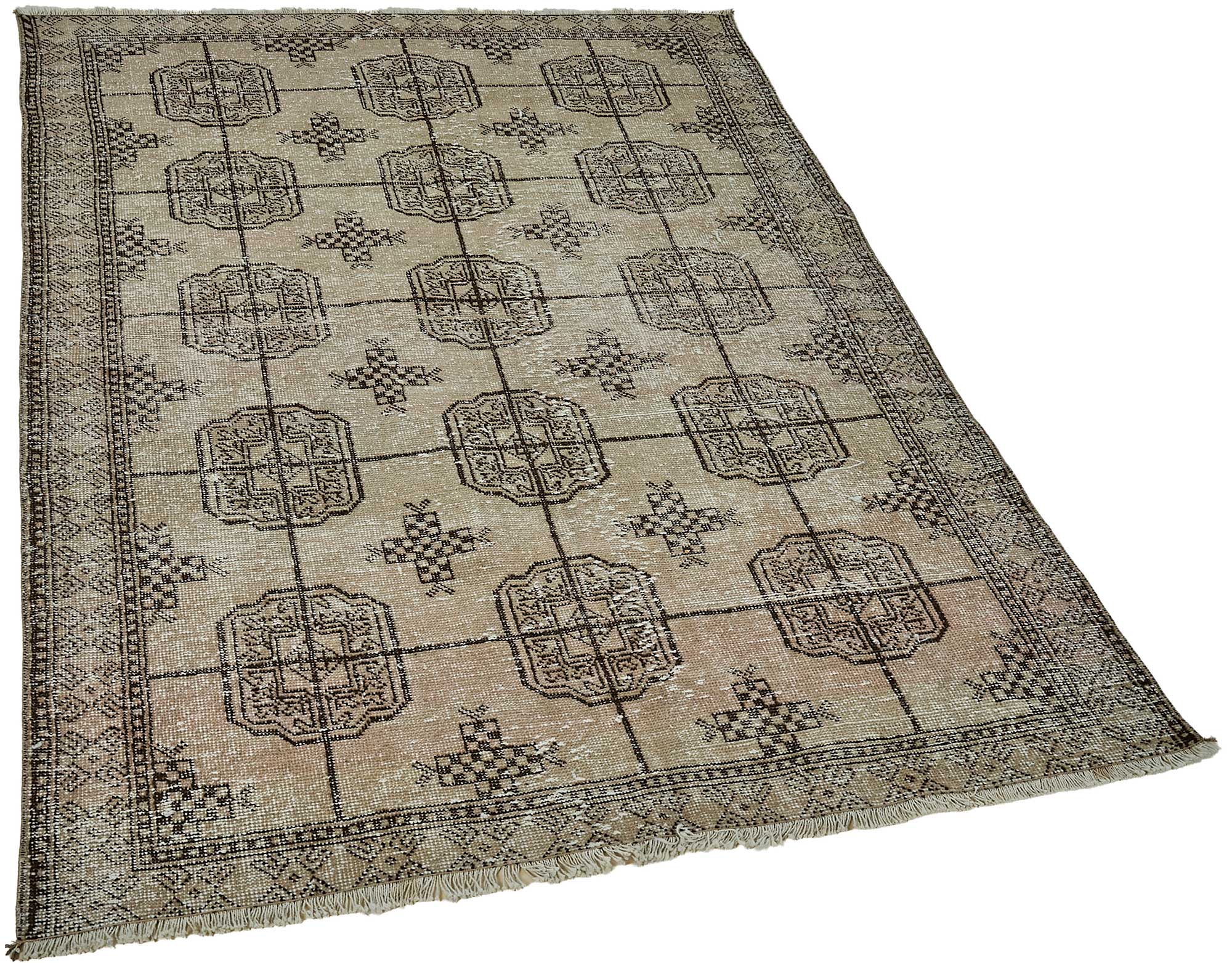 4x6 Hand-Knotted Vintage Rug - 50980