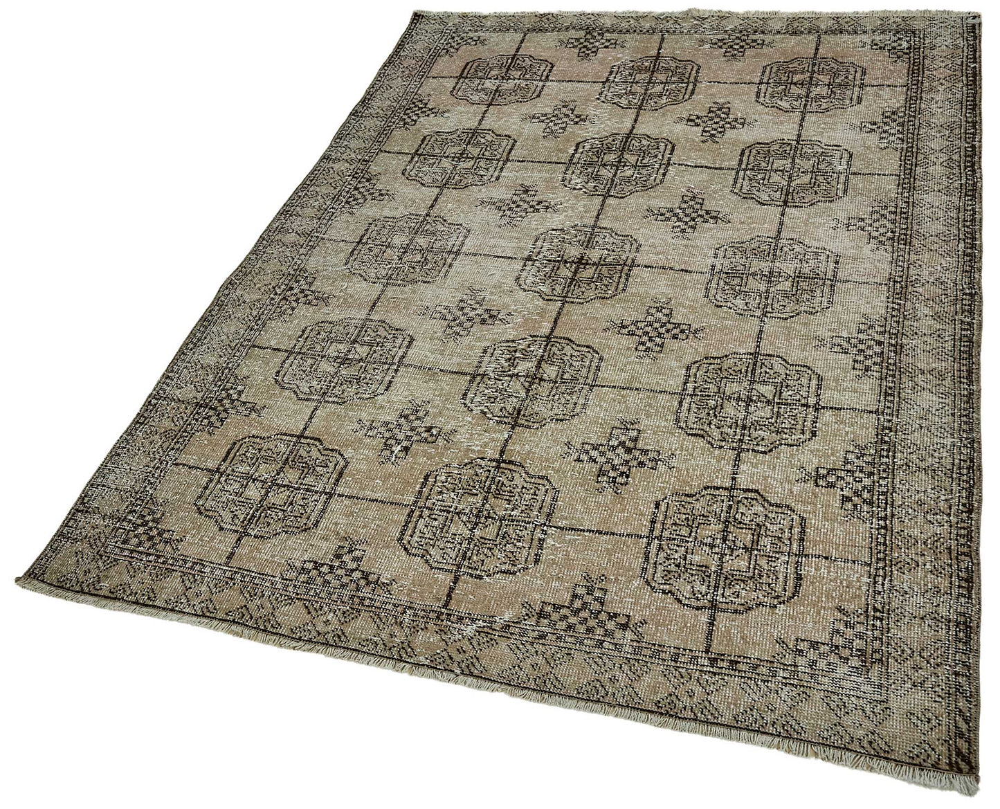 4x6 Hand-Knotted Vintage Rug - 50980