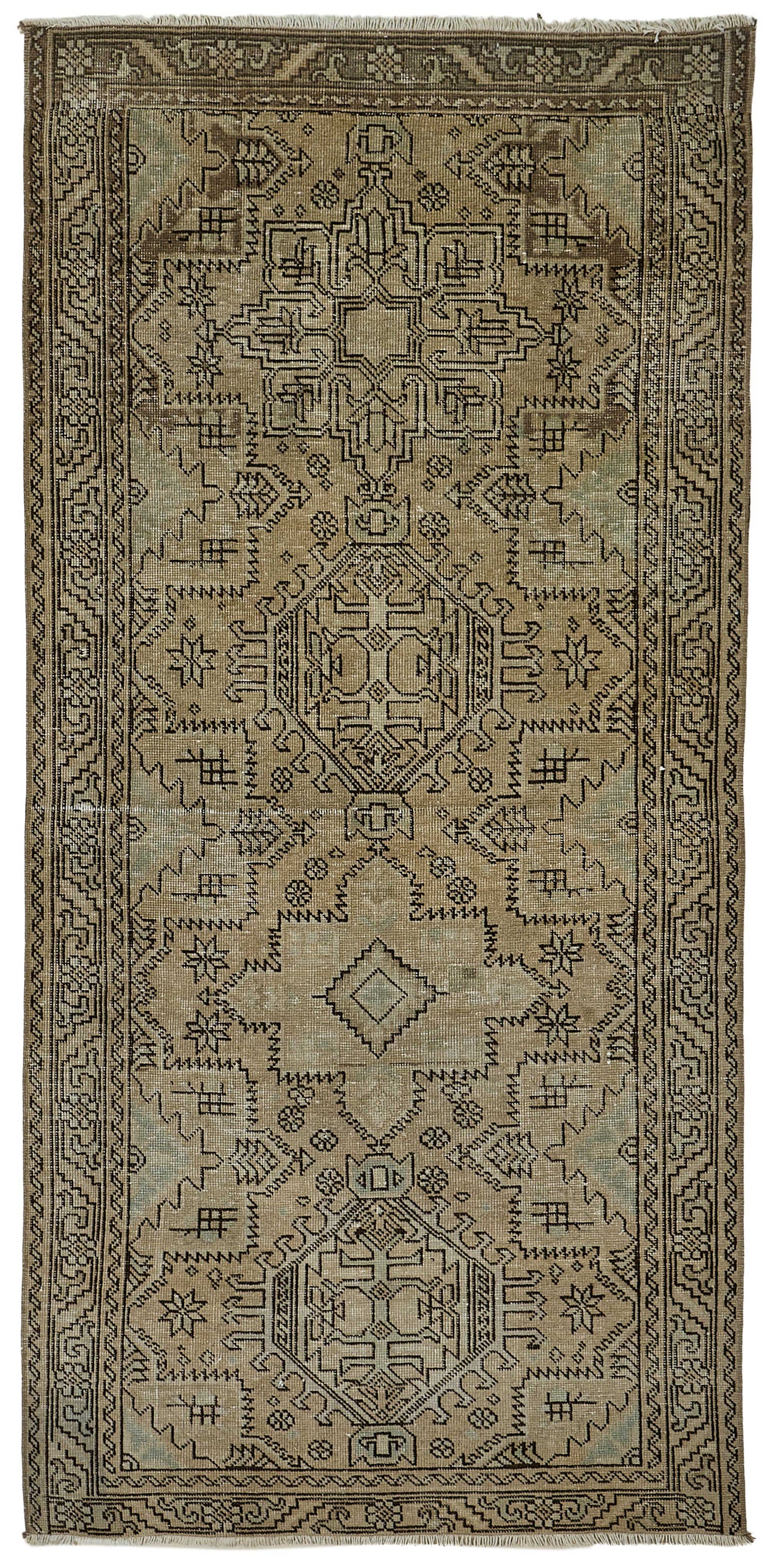 3x7 Hand-Knotted Vintage Rug - 50981