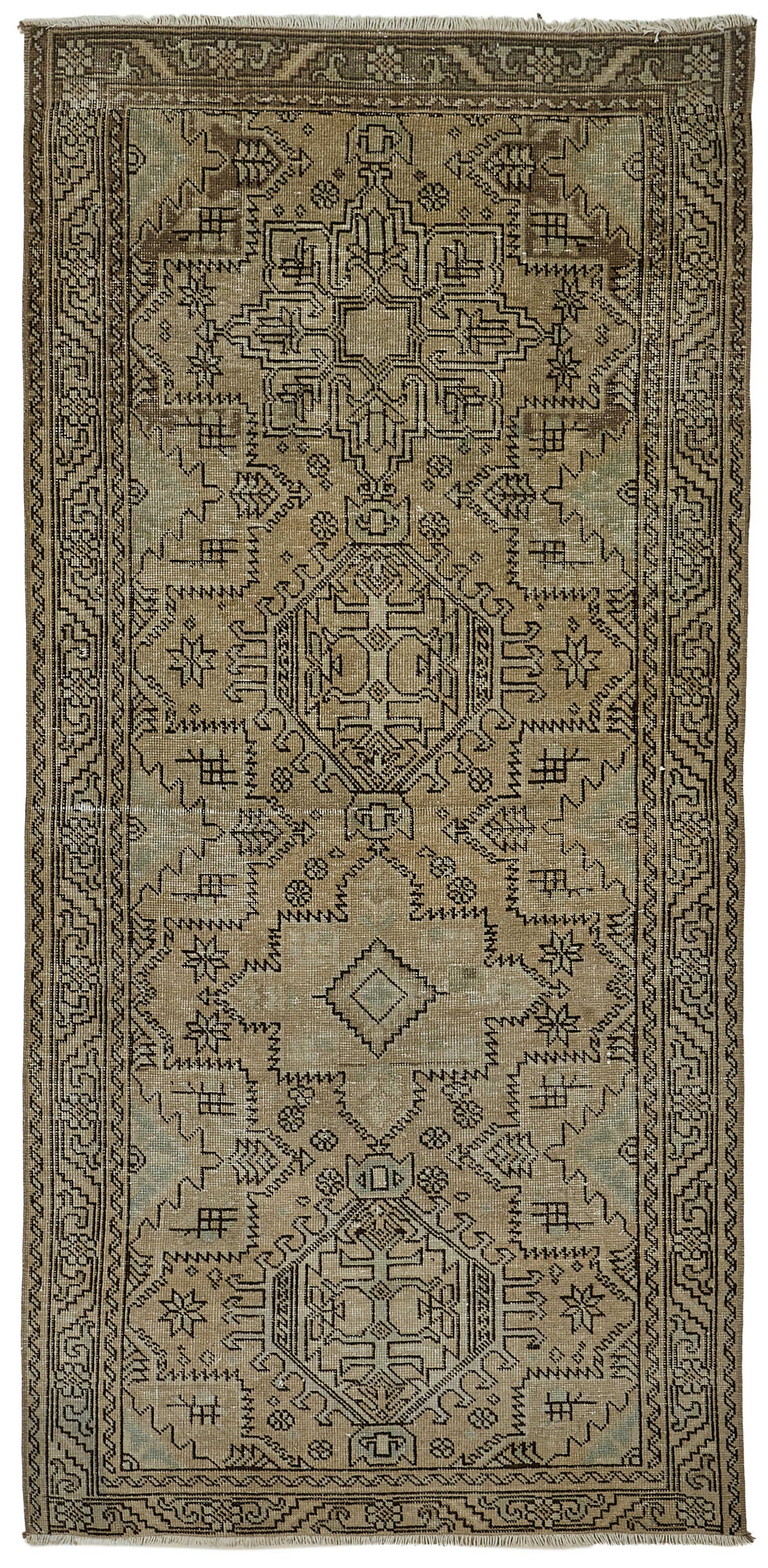 3x7 Hand-Knotted Vintage Rug - 50981