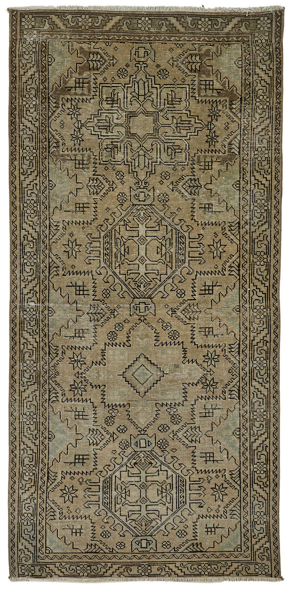 3x7 Hand-Knotted Vintage Rug - 50981