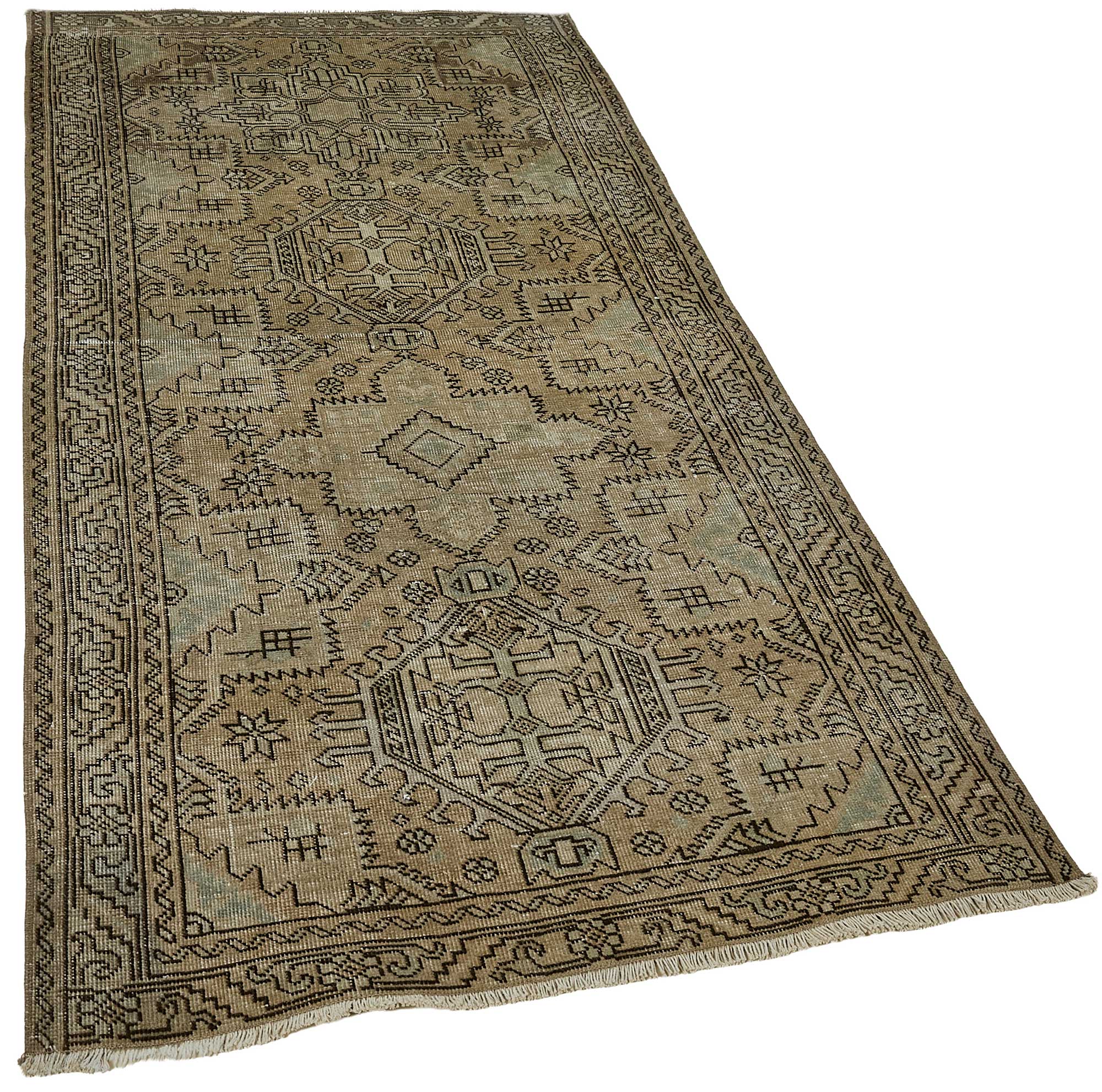 3x7 Hand-Knotted Vintage Rug - 50981