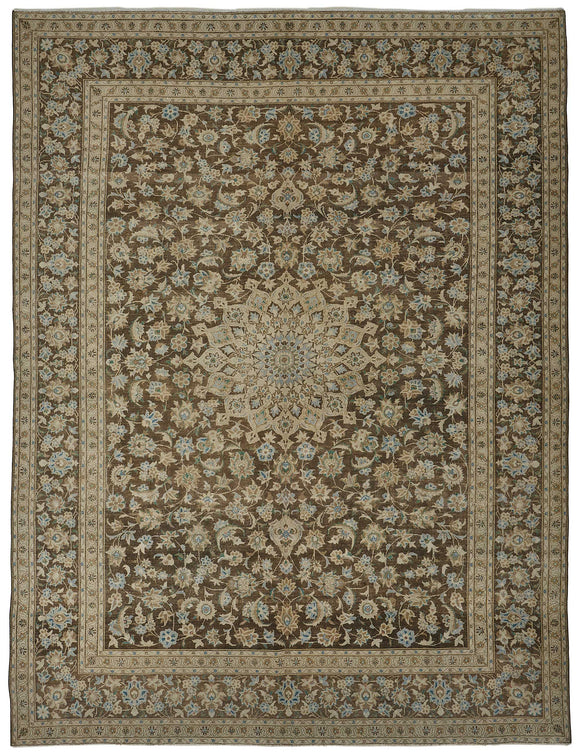 10x13 Hand-Knotted Vintage Rug - 50985