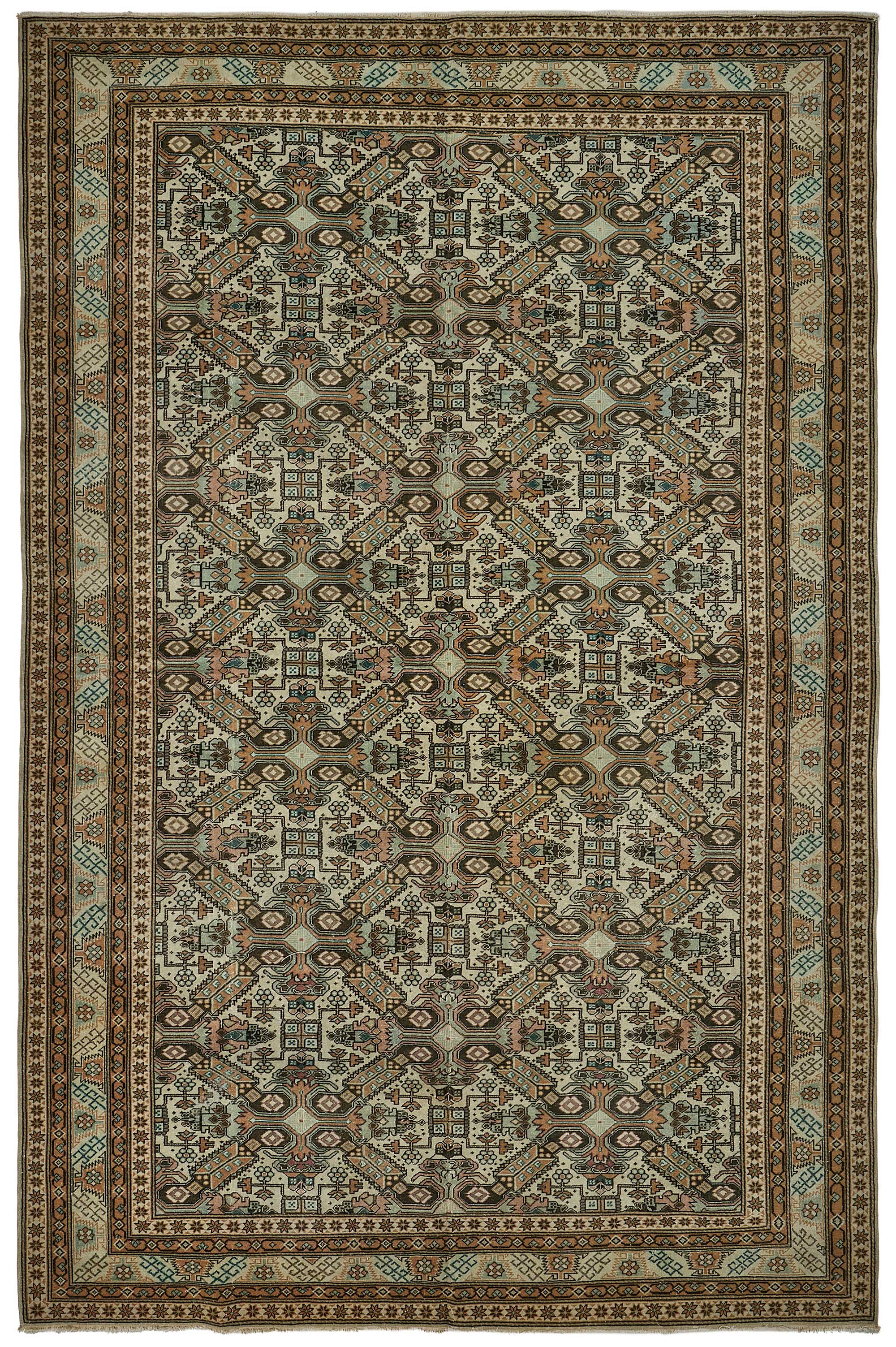 8x12 Hand-Knotted Vintage Rug - 50987