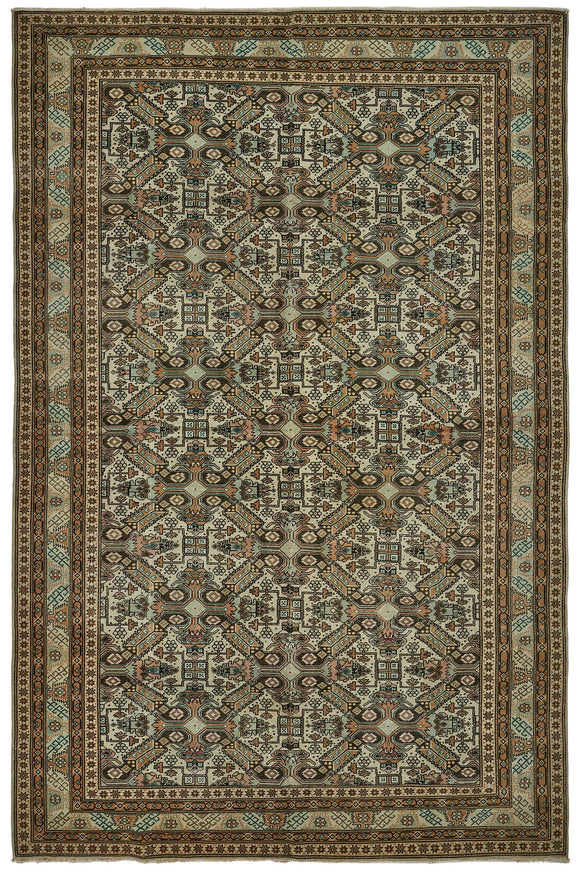 8x12 Hand-Knotted Vintage Rug - 50987