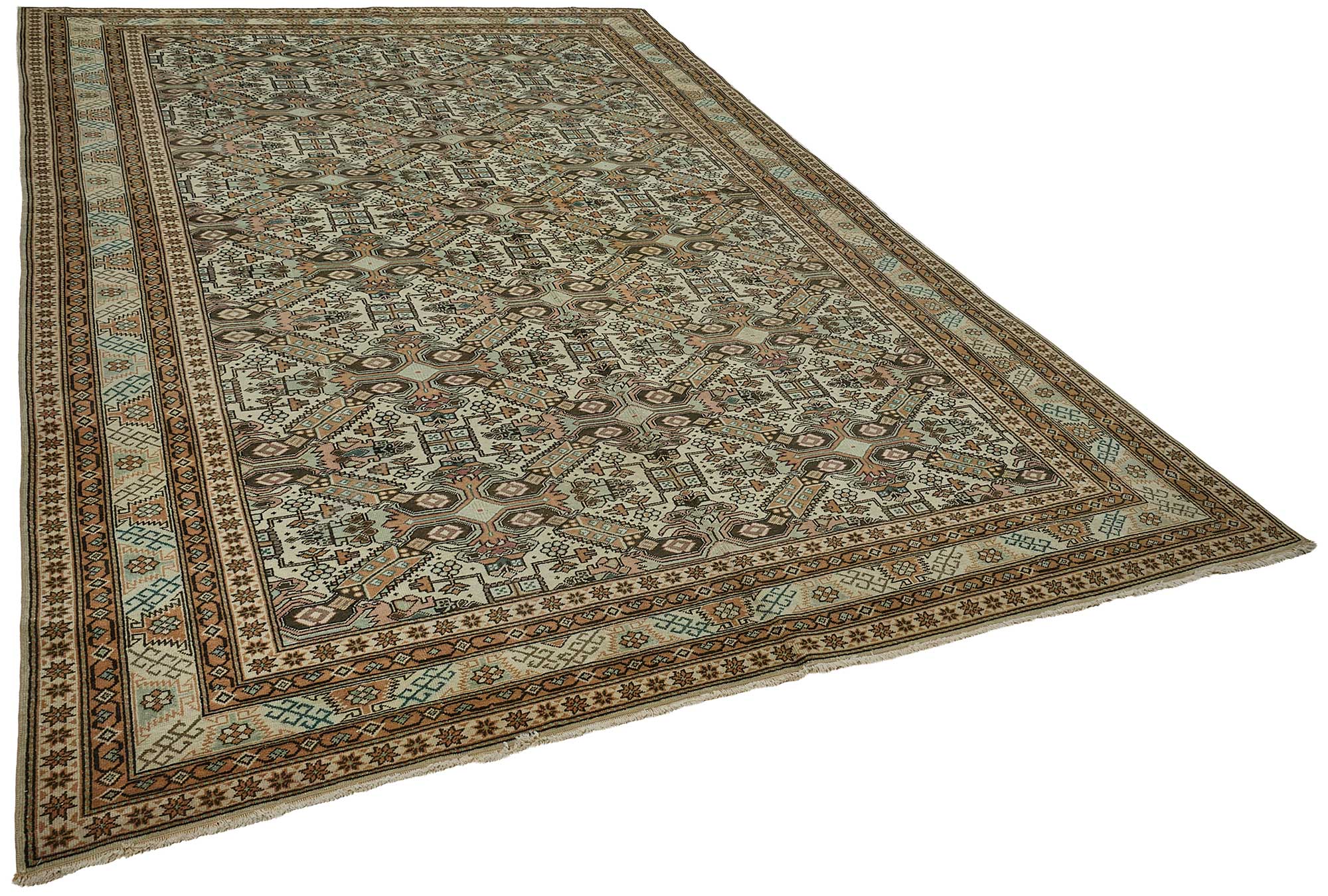 8x12 Hand-Knotted Vintage Rug - 50987