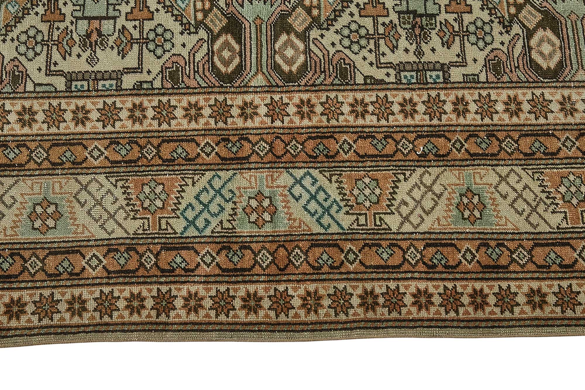 8x12 Hand-Knotted Vintage Rug - 50987