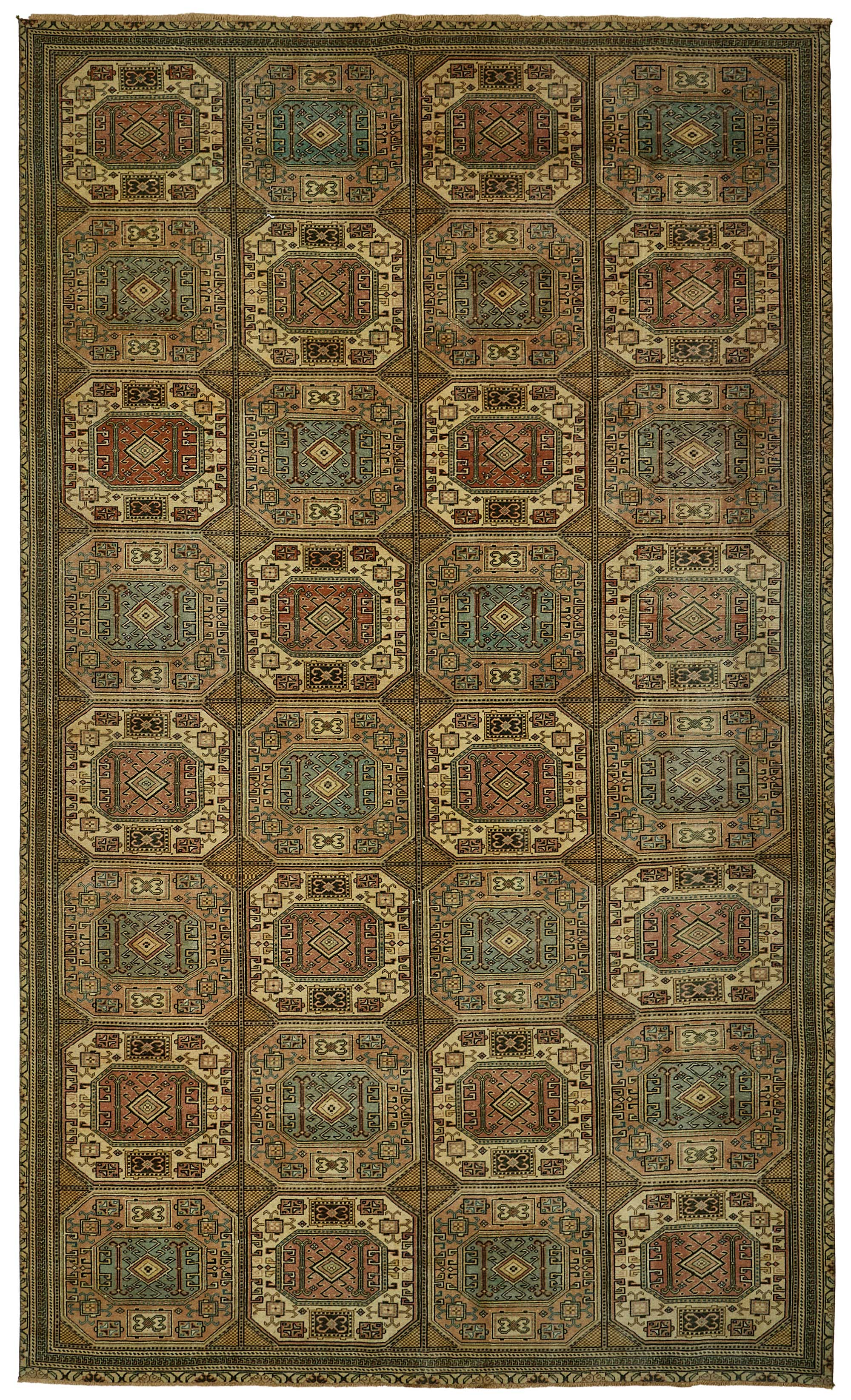 7x12 Hand-Knotted Vintage Rug - 50988