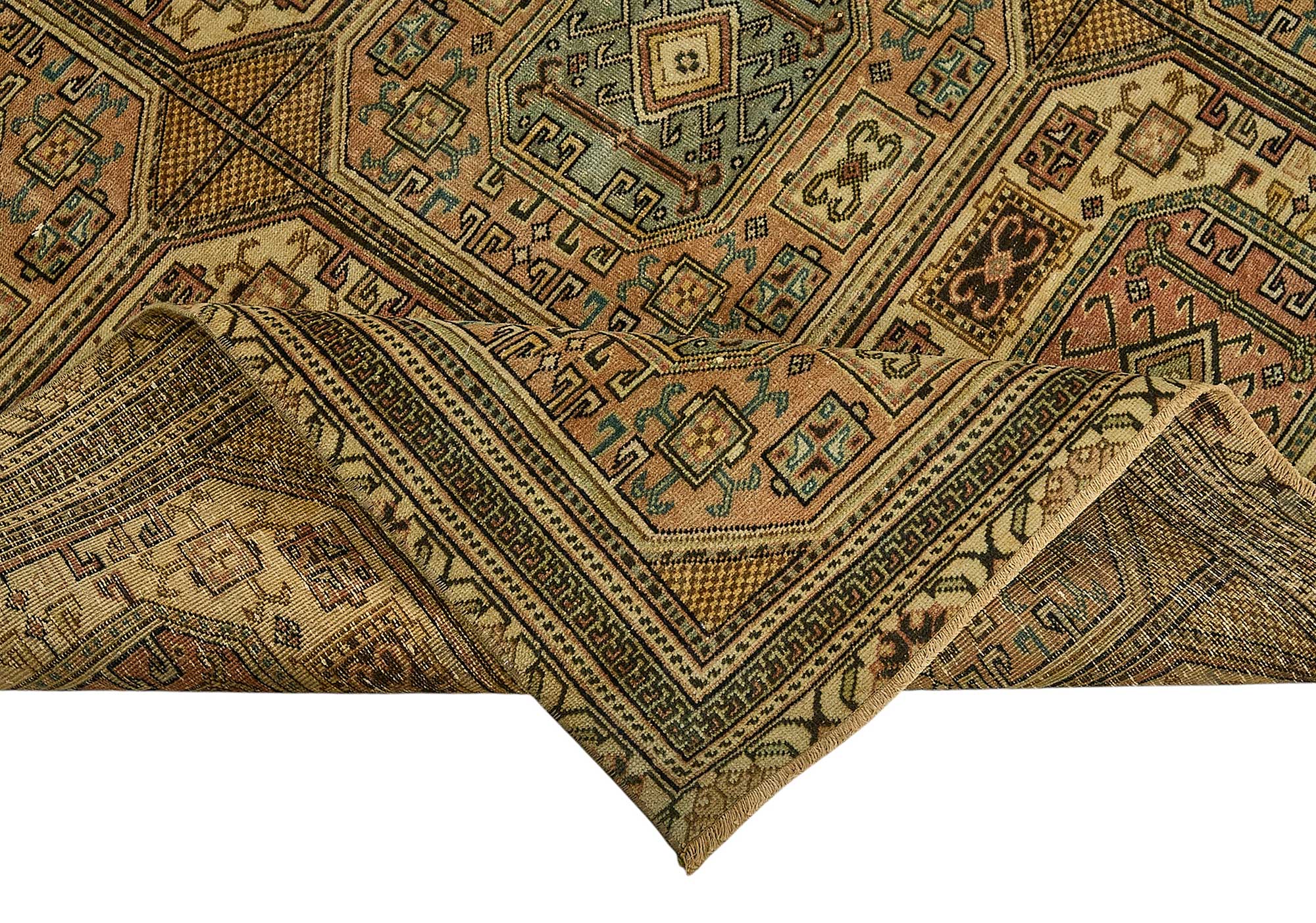 7x12 Hand-Knotted Vintage Rug - 50988