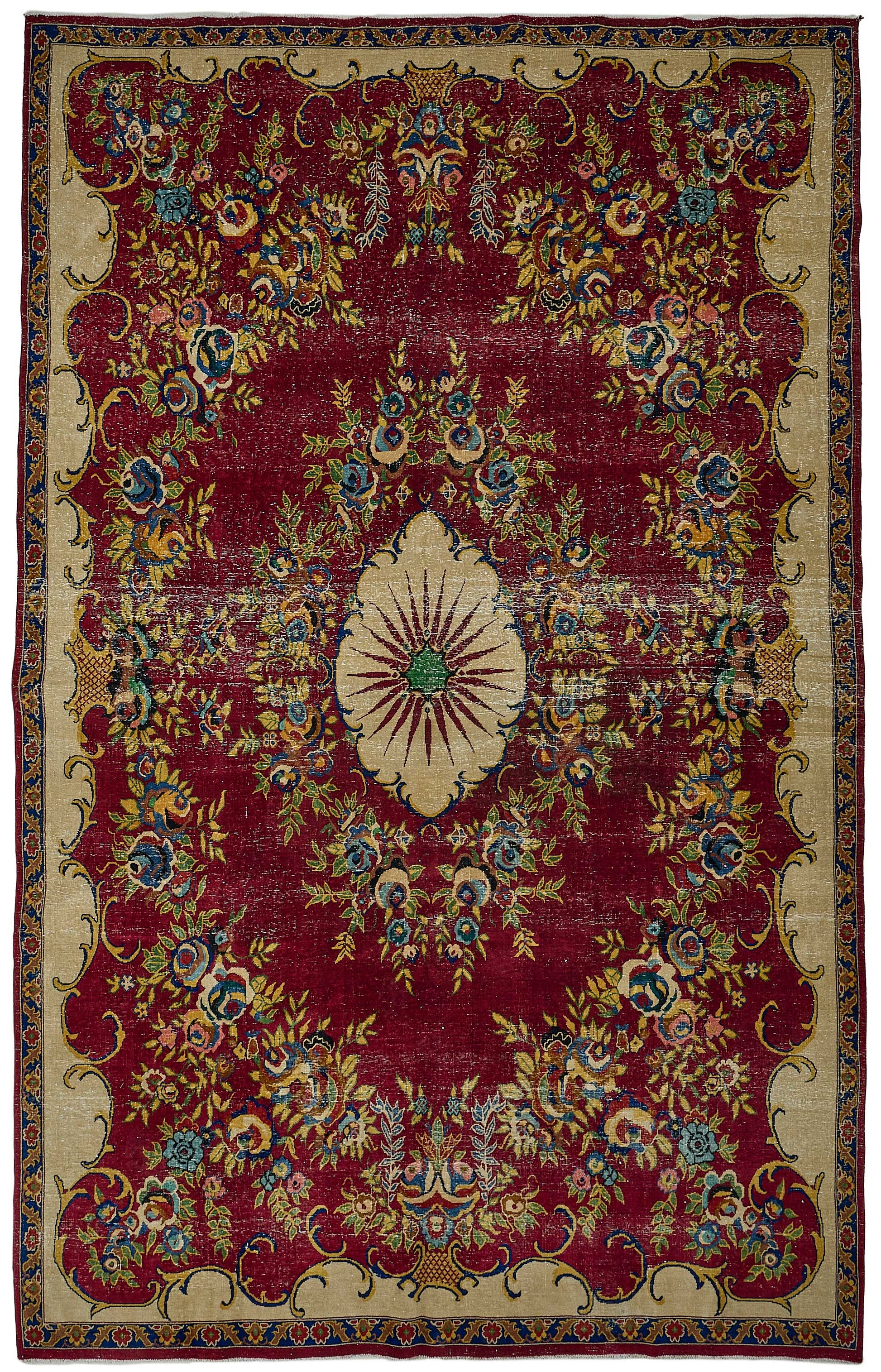 8x14 Hand-Knotted Vintage Rug - 50990