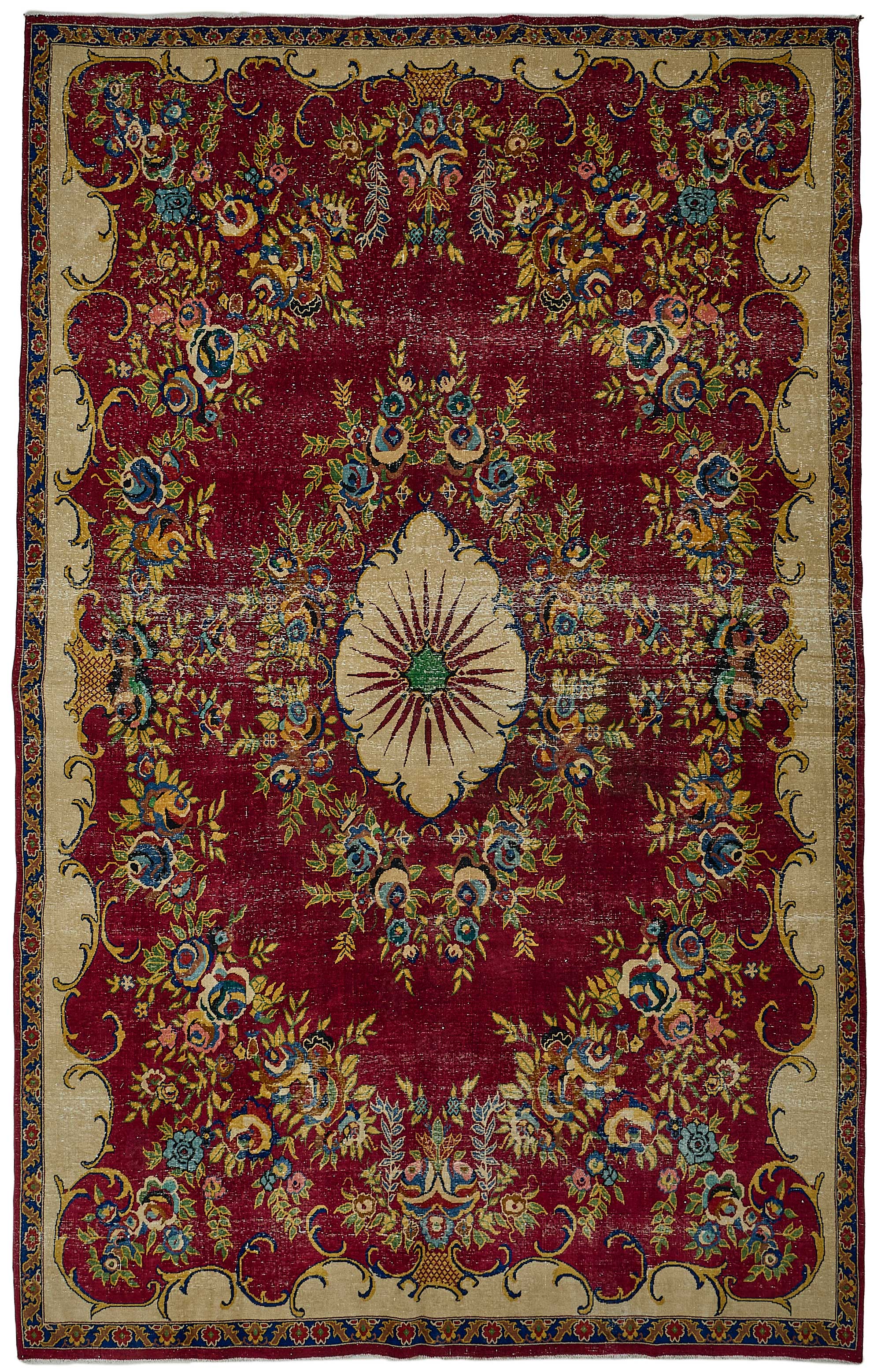 8x14 Hand-Knotted Vintage Rug - 50990