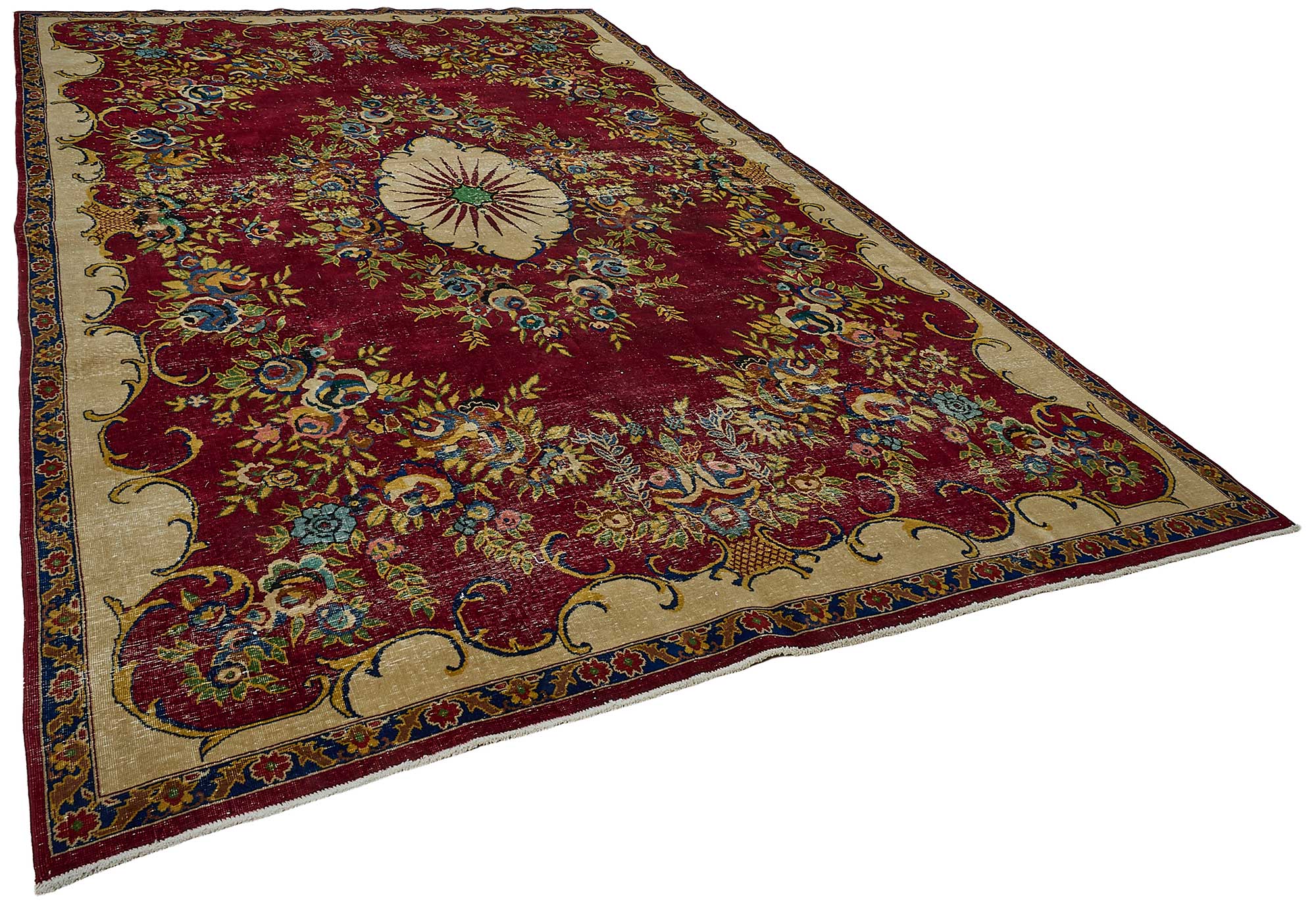 8x14 Hand-Knotted Vintage Rug - 50990