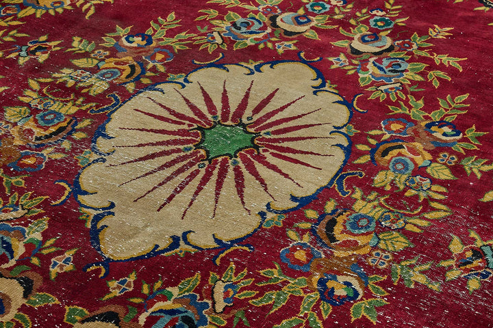 8x14 Hand-Knotted Vintage Rug - 50990
