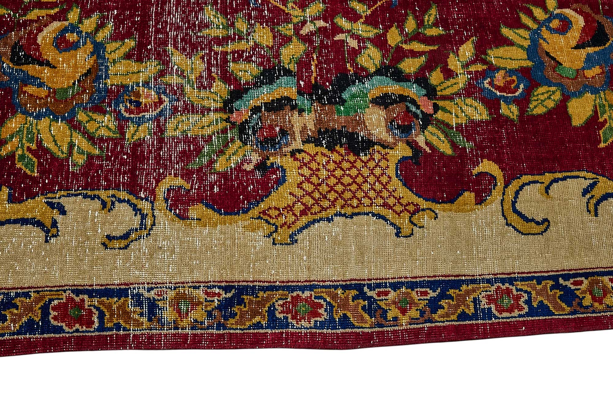 8x14 Hand-Knotted Vintage Rug - 50990