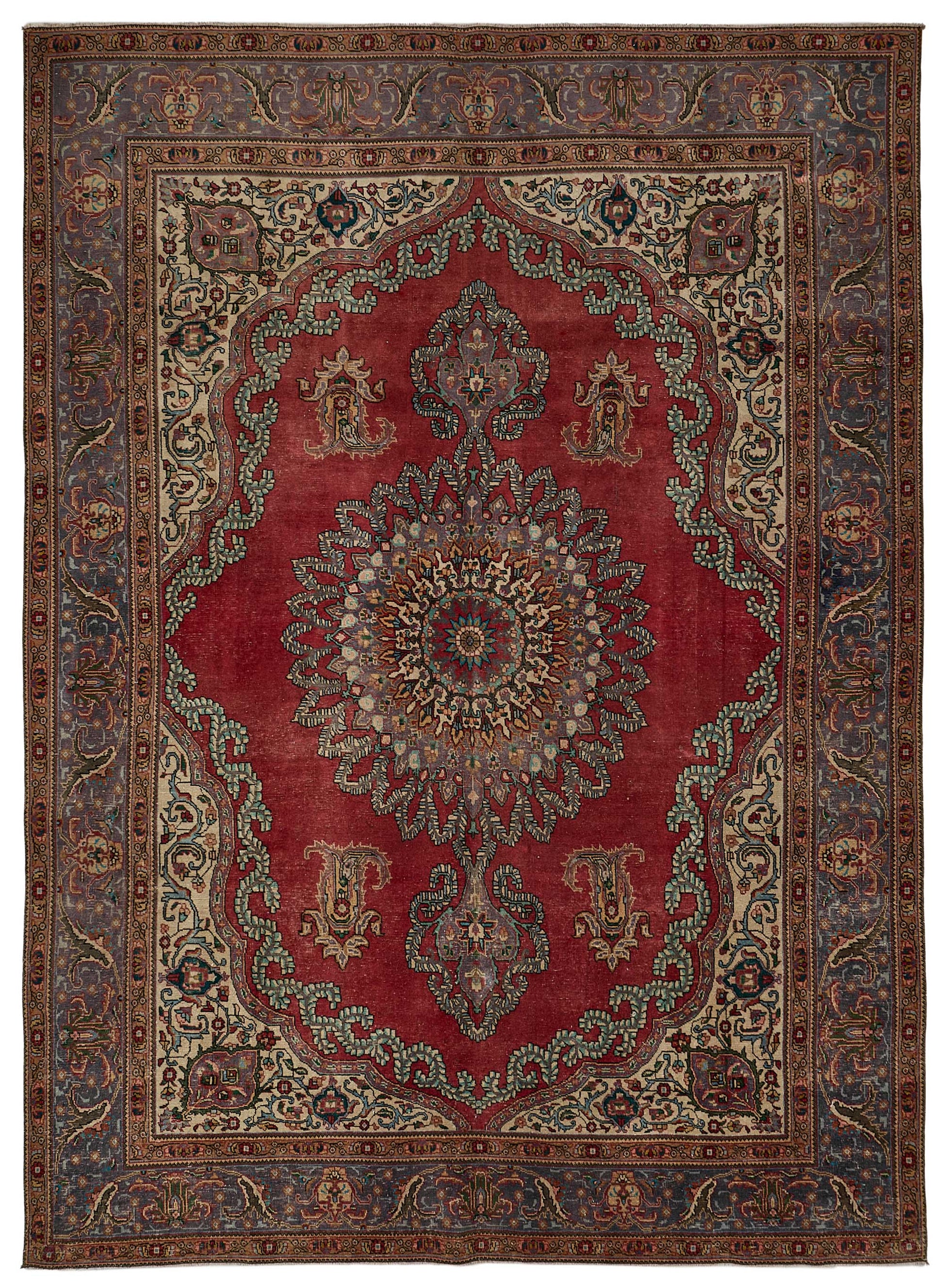 9x12 Hand-Knotted Vintage Rug - 50991