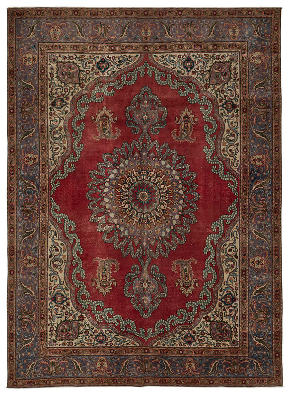 9x12 Hand-Knotted Vintage Rug - 50991