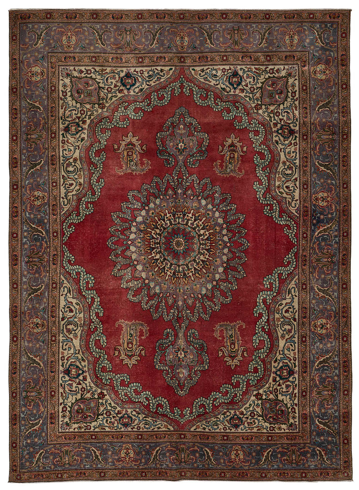 9x12 Hand-Knotted Vintage Rug - 50991