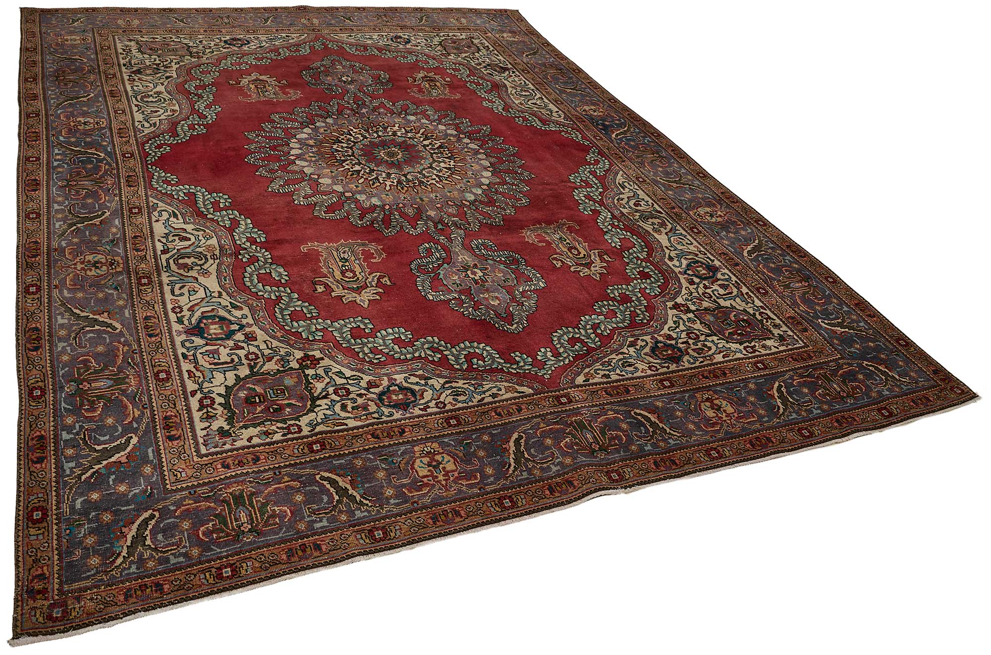 9x12 Hand-Knotted Vintage Rug - 50991