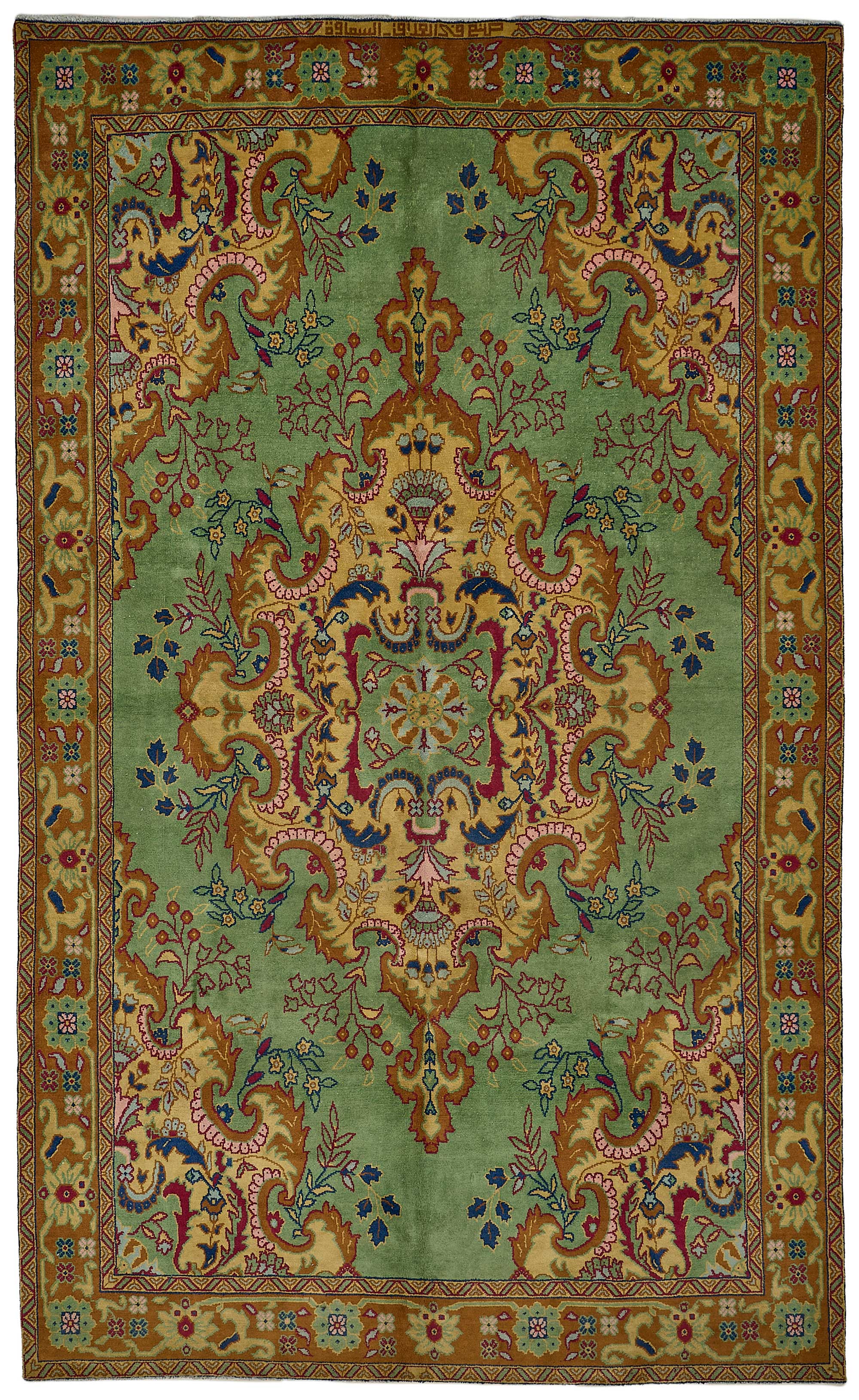 8x13 Hand-Knotted Vintage Rug - 50992