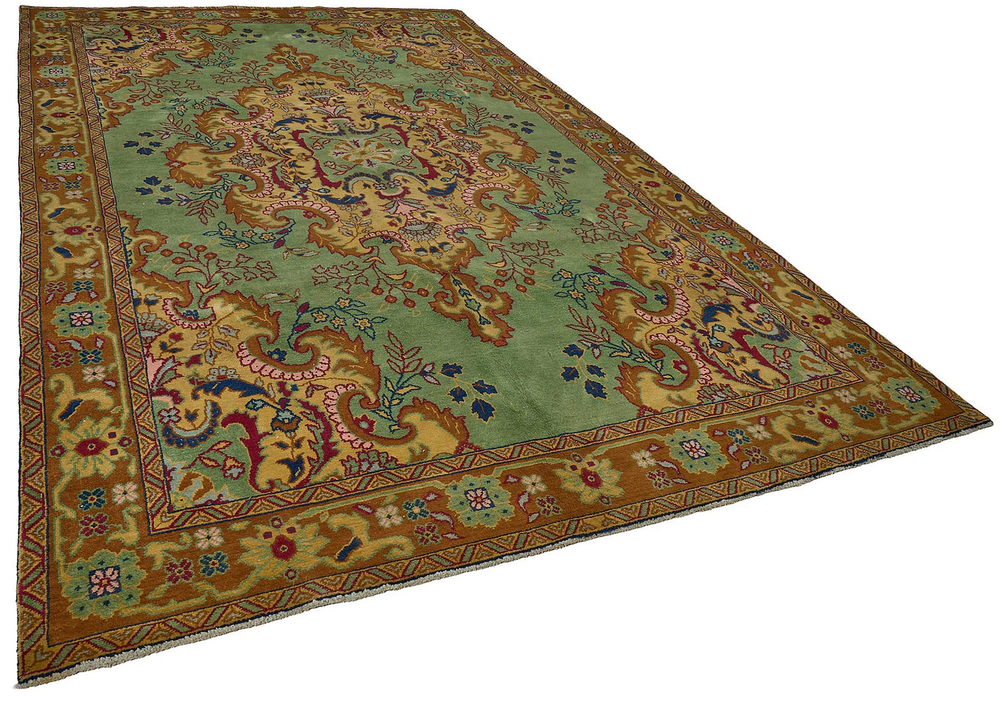 8x13 Hand-Knotted Vintage Rug - 50992