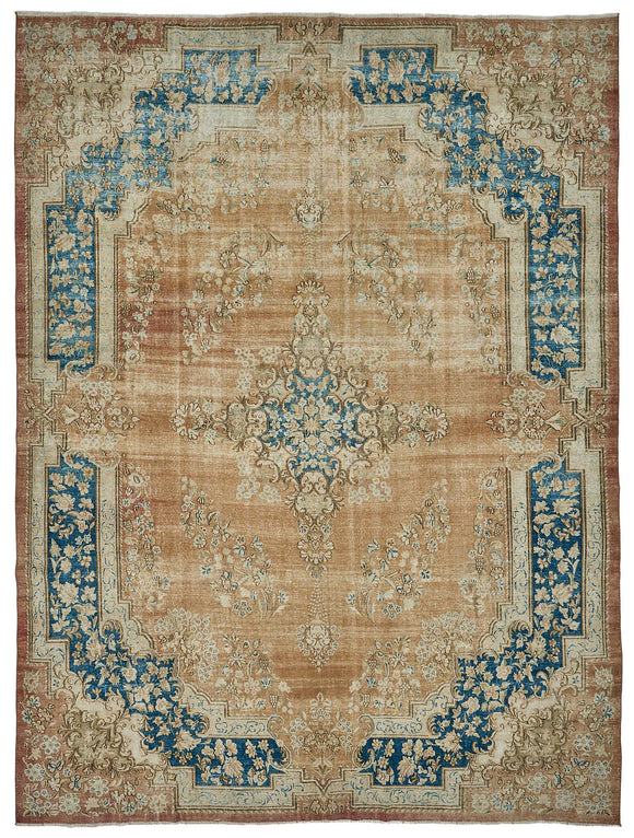 10x13 Hand-Knotted Vintage Rug - 50993