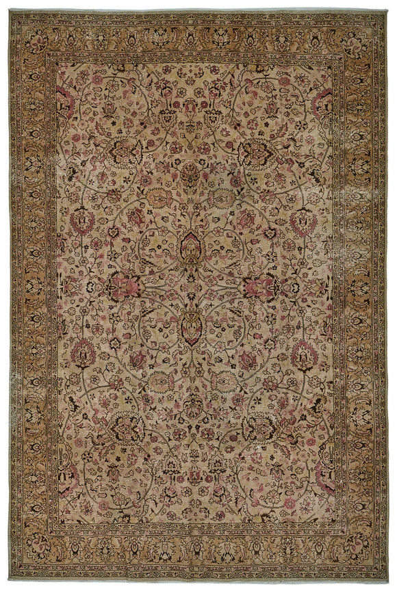 6x10 Hand-Knotted Vintage Rug - 50996