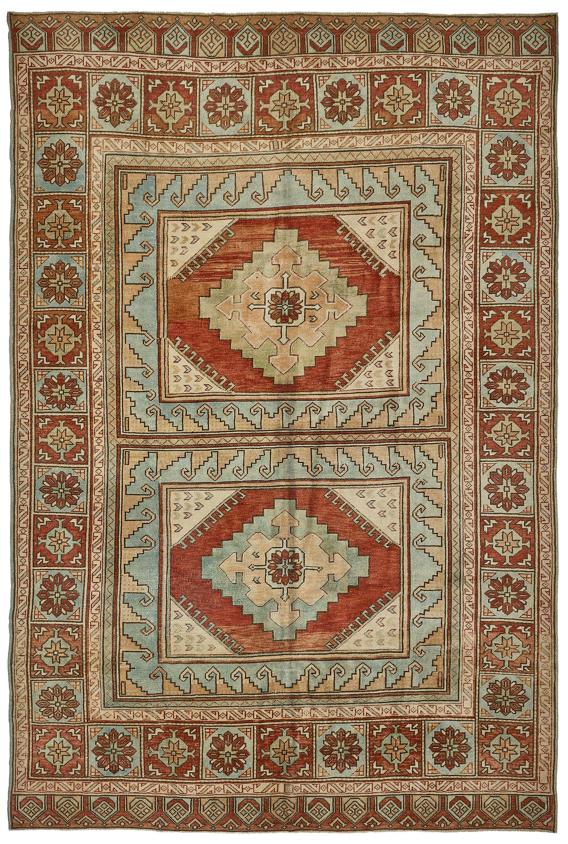 7x10 Hand-Knotted Vintage Rug - 50998