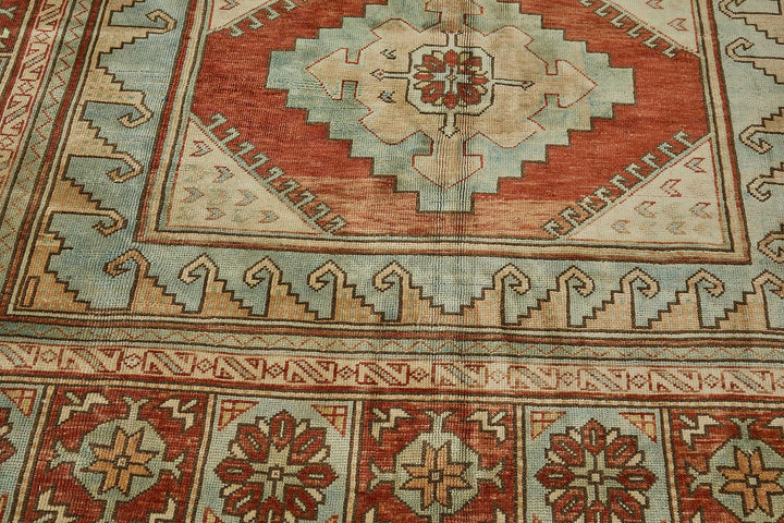 7x10 Hand-Knotted Vintage Rug - 50998